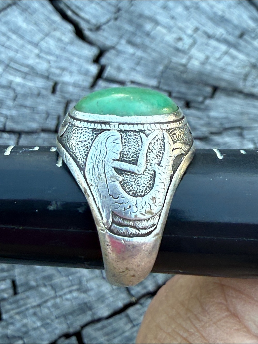 Sterling Silver Siren/Mermaid Ring - Picture 9 of 9